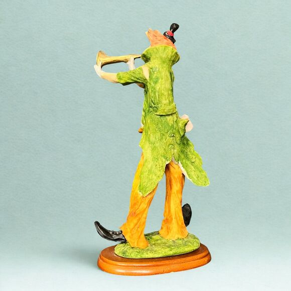 Vintage Pucci Arnart Hobo Clown Figurine Playing Trumpet Ex Condition Rare 1984 - Picture 2 of 6